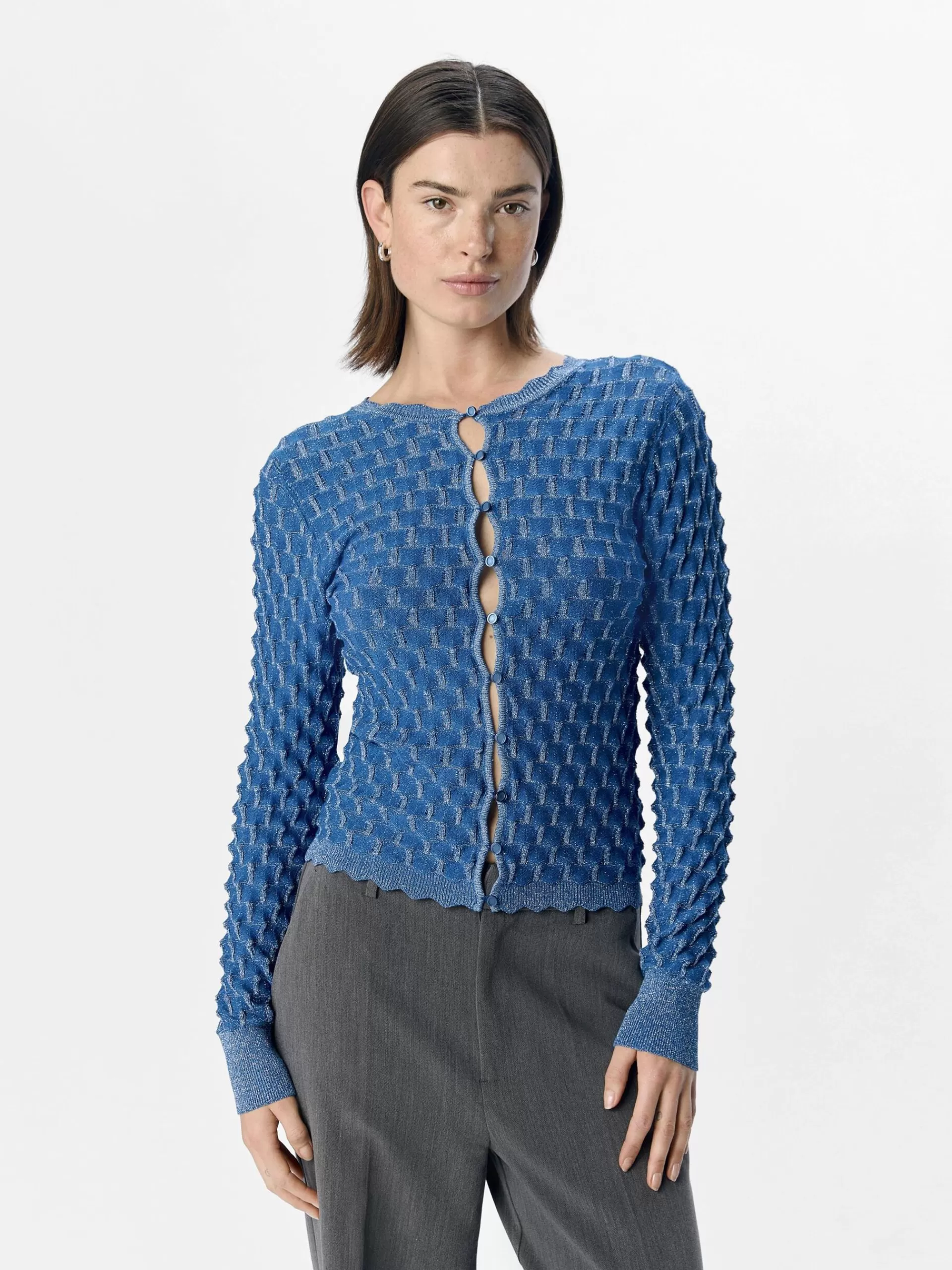 OBJECT DETALJERAD KOFTA*Kvinnor Cardigans
