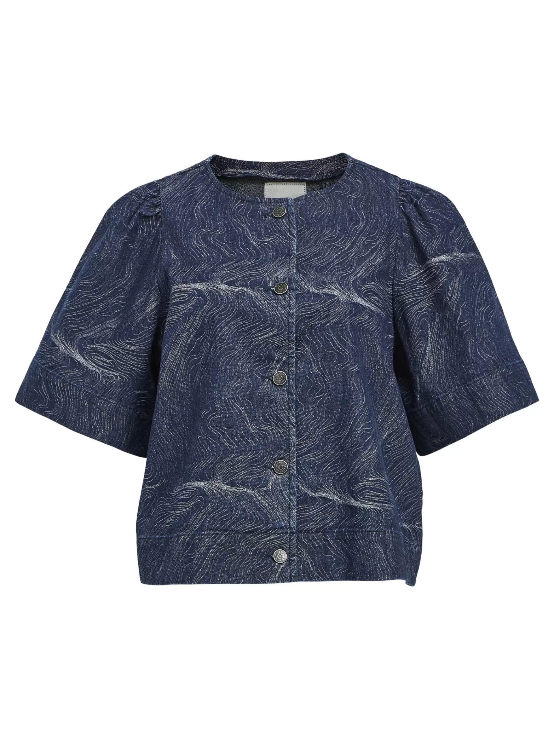 OBJECT MED TRYCK JEANSSKJORTA*Kvinnor Toppar